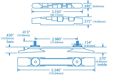 Archtop Guitar Bridge - StewMac 4 Archtop Guitar Bridge - StewMac - Image 4