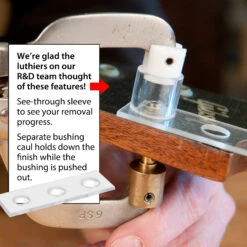 Tuner Bushing Press - StewMac -Luthier Tools Shop 0460 4 3000