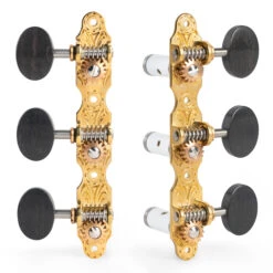 Sloane Classical Guitar Tuners With Ebony Knobs And Deco Baseplates - StewMac 9 Sloane Classical Guitar Tuners With Ebony Knobs And Deco Baseplates - StewMac -Luthier Tools Shop 100666 2000