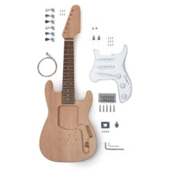 Mini S-Style Electric Guitar Kit - StewMac -Luthier Tools Shop 12257 2 parts 3000