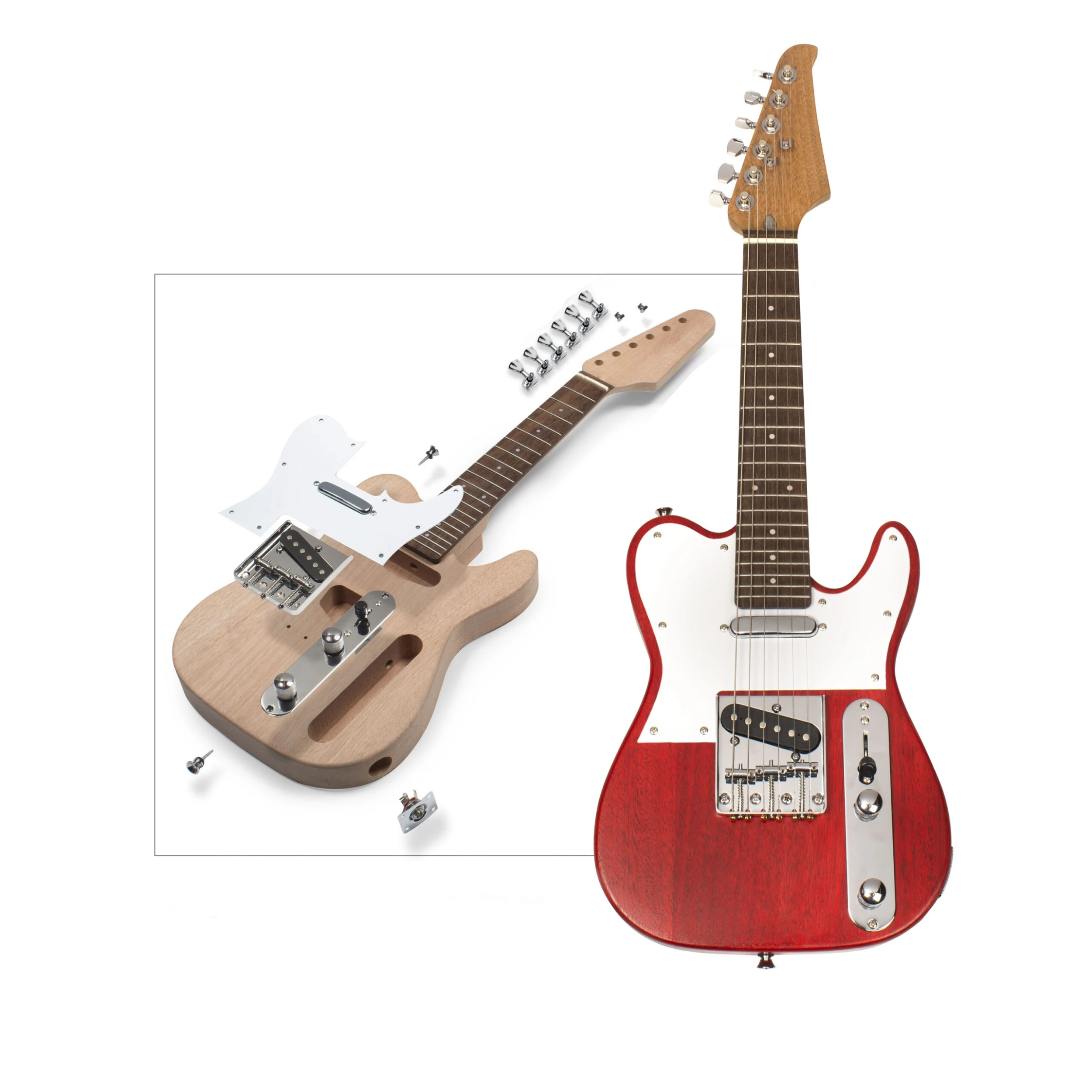 Mini T-Style Electric Guitar Kit - StewMac 1 Mini T-Style Electric Guitar Kit - StewMac