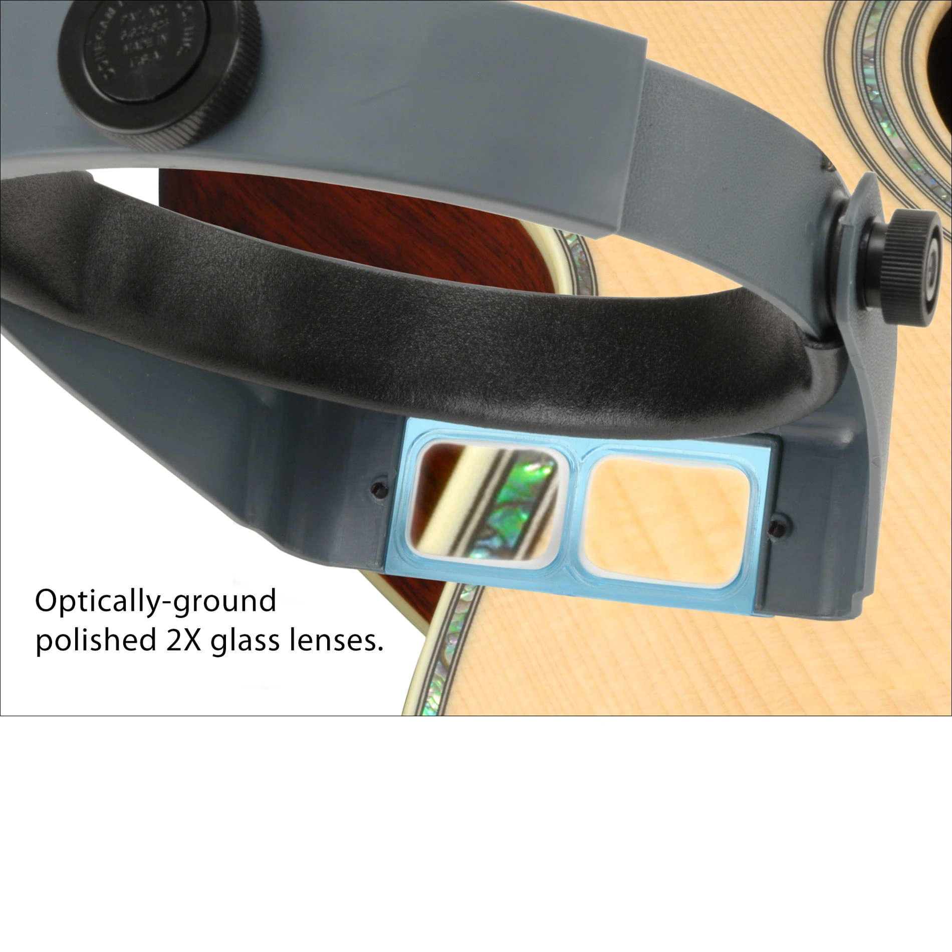 OptiVISOR Headband Magnifier - StewMac 3 OptiVISOR Headband Magnifier - StewMac - Image 3