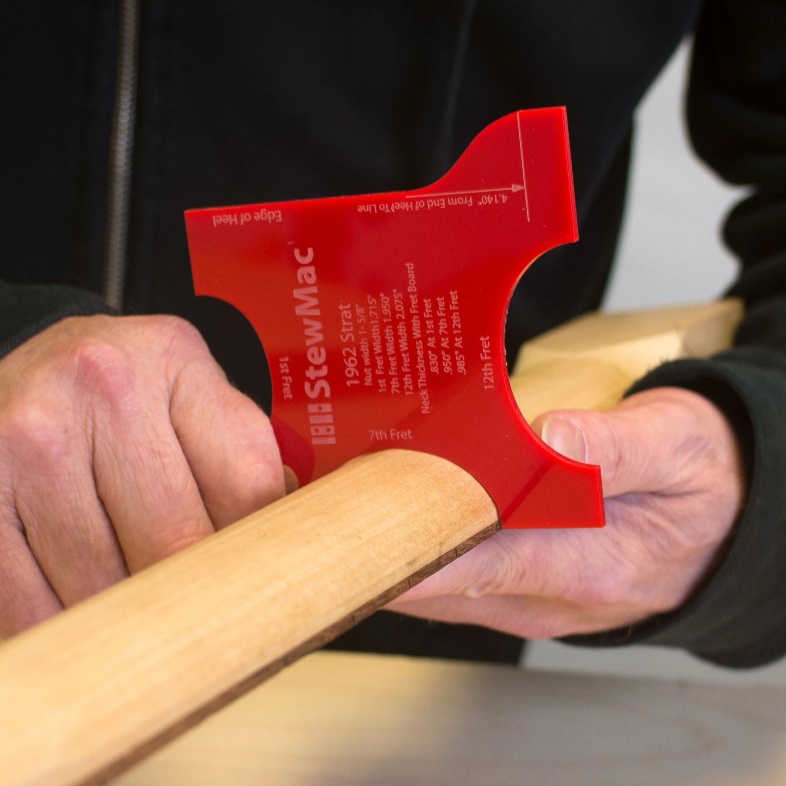 Neck Shaping Templates For Electric Guitar - StewMac 1 Neck Shaping Templates For Electric Guitar - StewMac