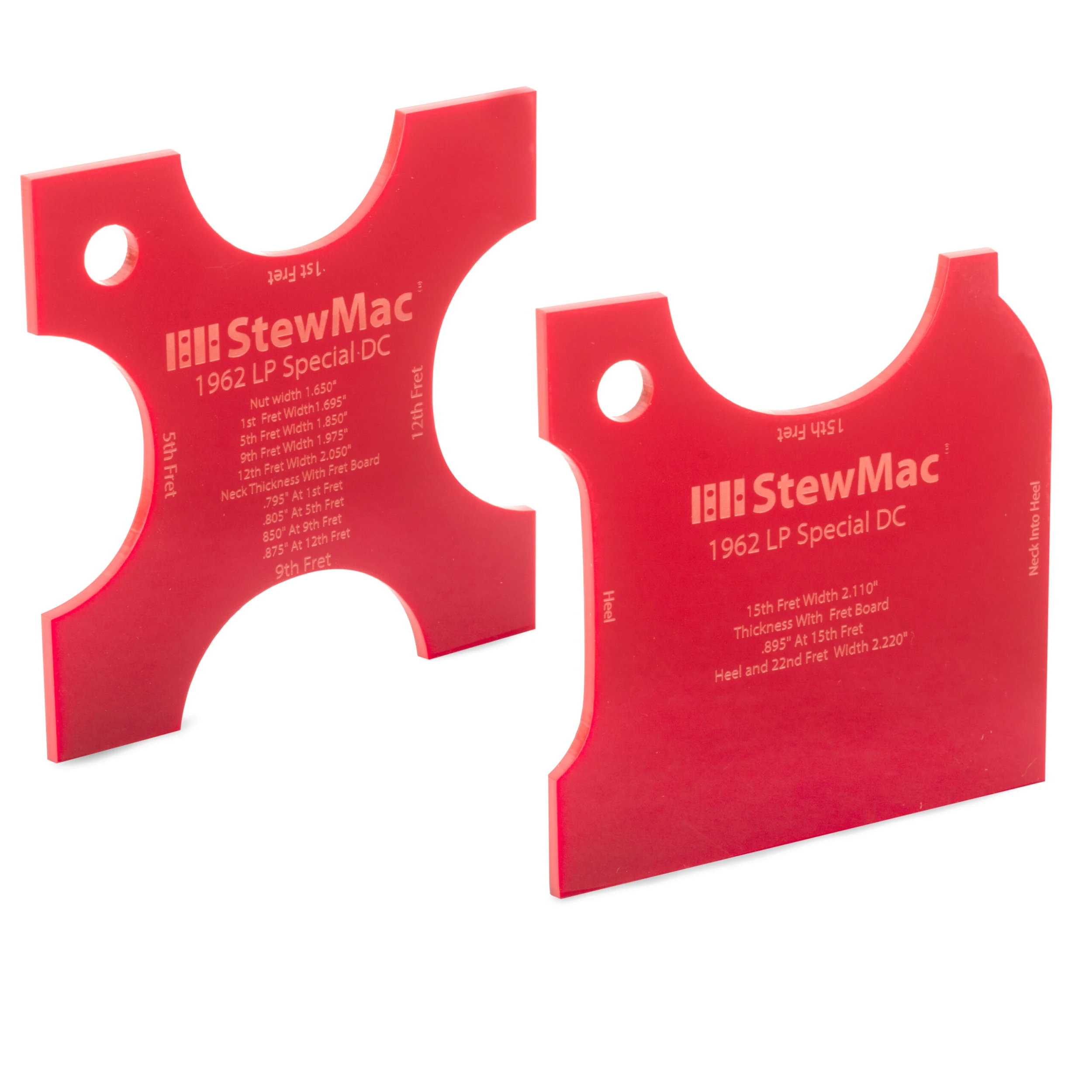 Neck Shaping Templates For Electric Guitar - StewMac 3 Neck Shaping Templates For Electric Guitar - StewMac - Image 3