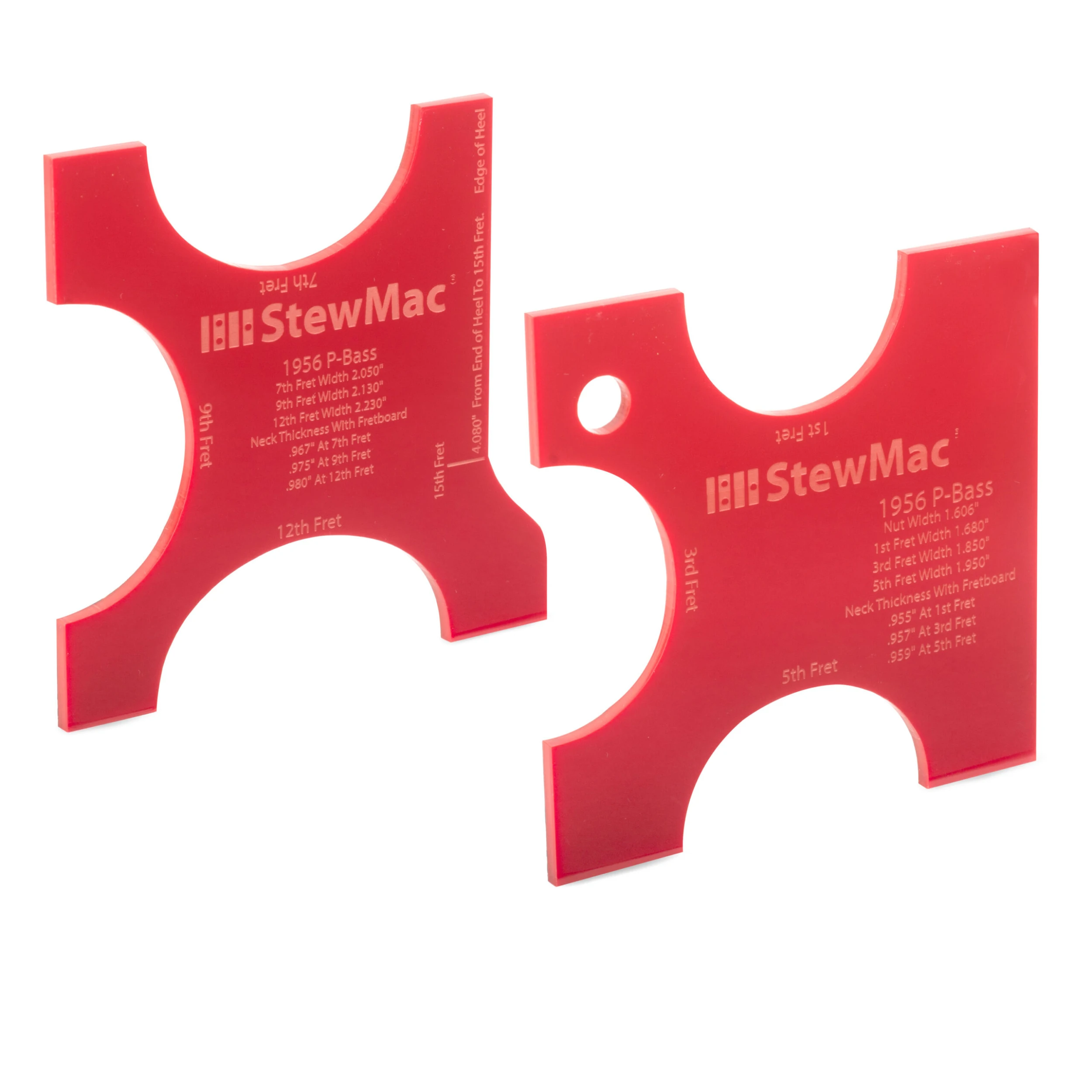 Neck Shaping Templates For Bass - StewMac 2 Neck Shaping Templates For Bass - StewMac - Image 2