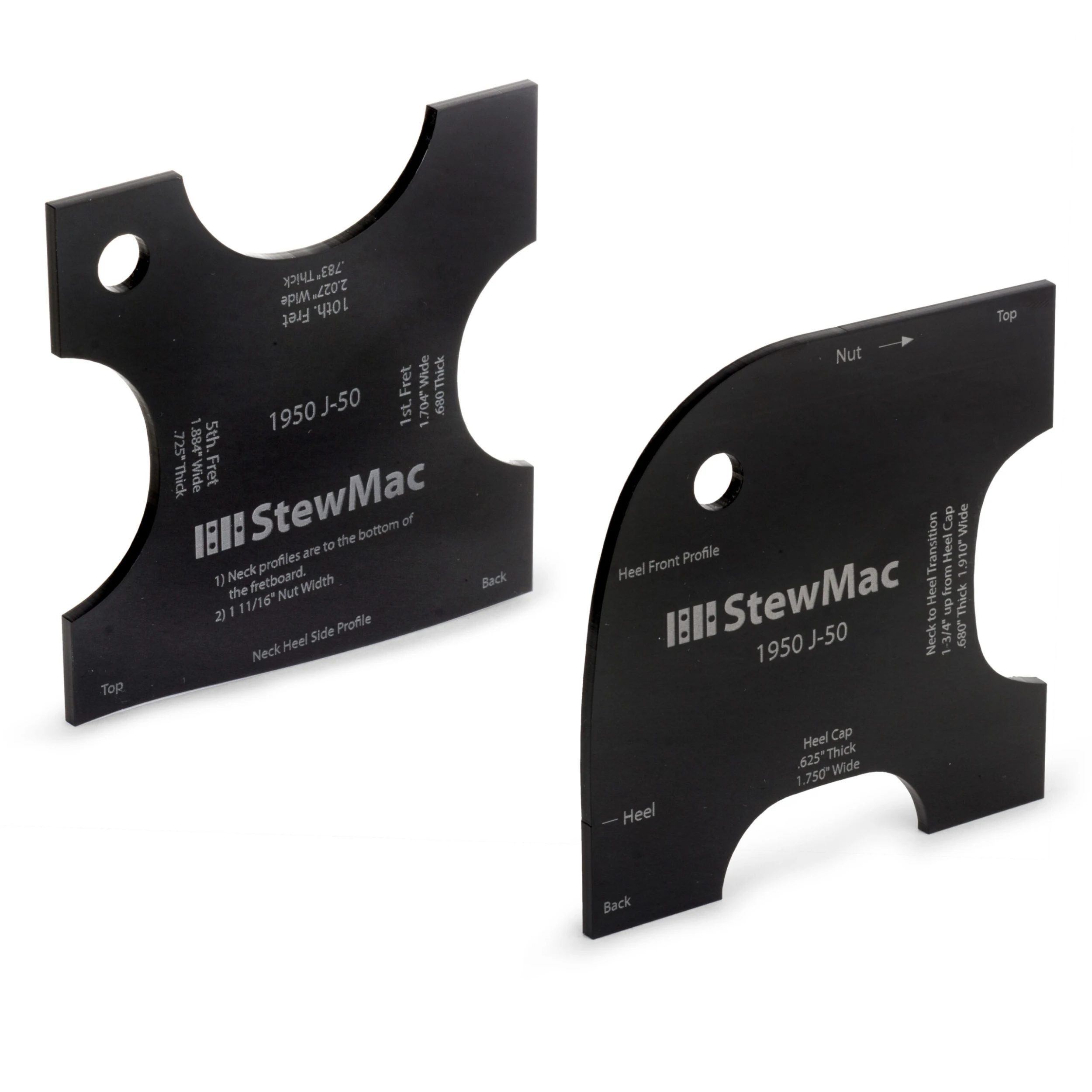 Neck Shaping Templates For Acoustic Guitar - StewMac 2 Neck Shaping Templates For Acoustic Guitar - StewMac - Image 2