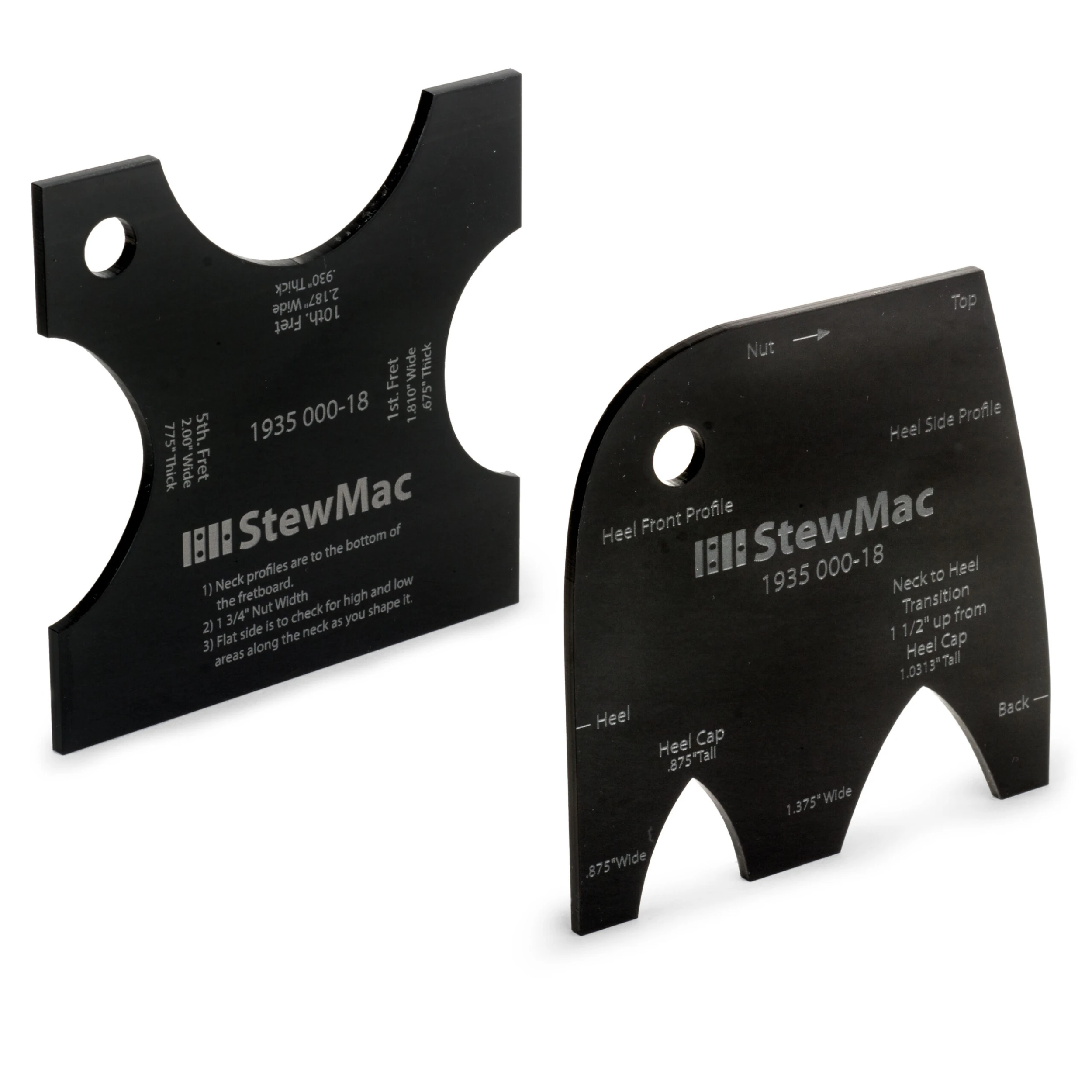 Neck Shaping Templates For Acoustic Guitar - StewMac 3 Neck Shaping Templates For Acoustic Guitar - StewMac - Image 3