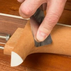 StewMac Sharkskin Abrasive - StewMac 8 StewMac Sharkskin Abrasive - StewMac -Luthier Tools Shop 1952 3 in use heel 2200