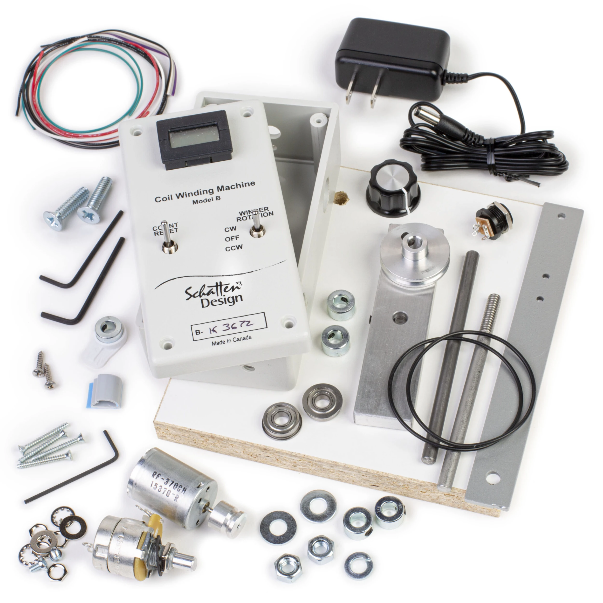 Build-Your-Own Pickup Winder, 110-volt - StewMac 1 Build-Your-Own Pickup Winder, 110-volt - StewMac