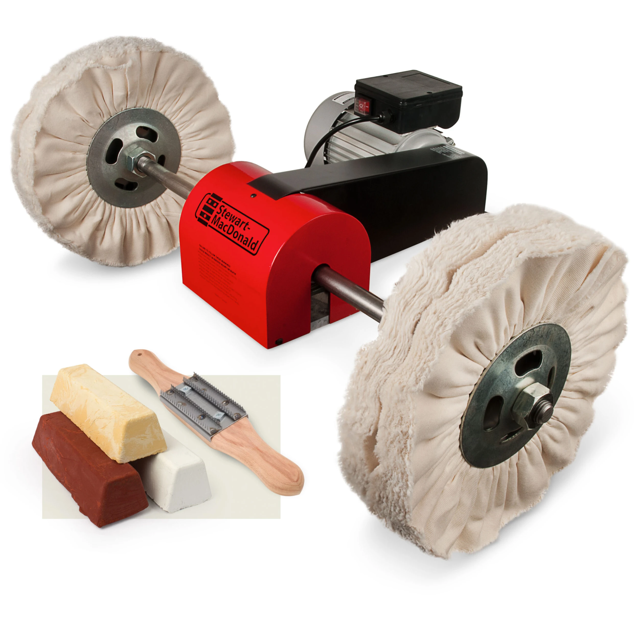 StewMac Guitar Buffer With 120-volt Motor - StewMac 1 StewMac Guitar Buffer With 120-volt Motor - StewMac