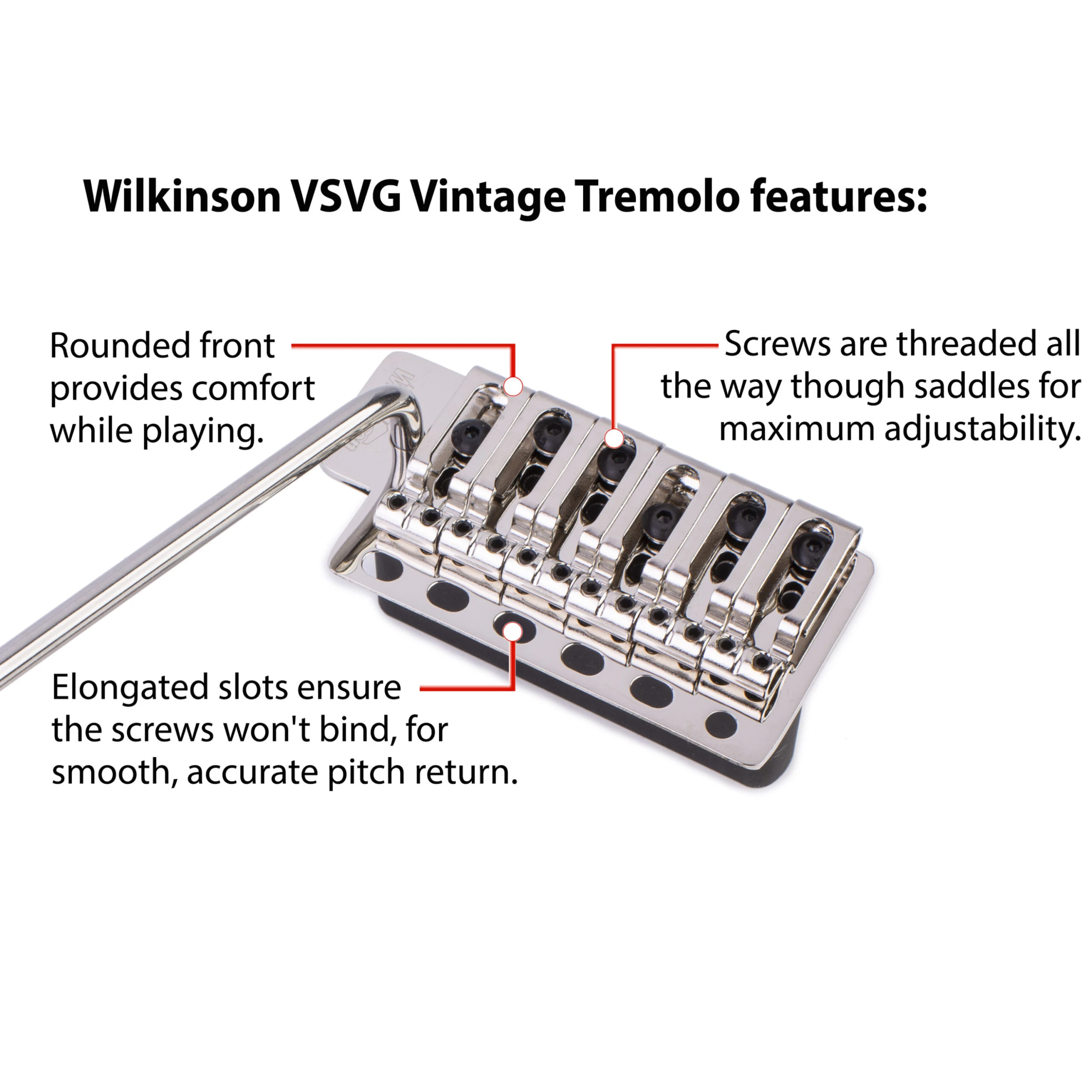 Wilkinson/Gotoh VSVG Vintage Tremolo - StewMac 6 Wilkinson/Gotoh VSVG Vintage Tremolo - StewMac - Image 6
