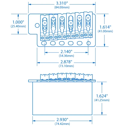 Wilkinson/Gotoh VSVG Vintage Tremolo - StewMac 4 Wilkinson/Gotoh VSVG Vintage Tremolo - StewMac - Image 4