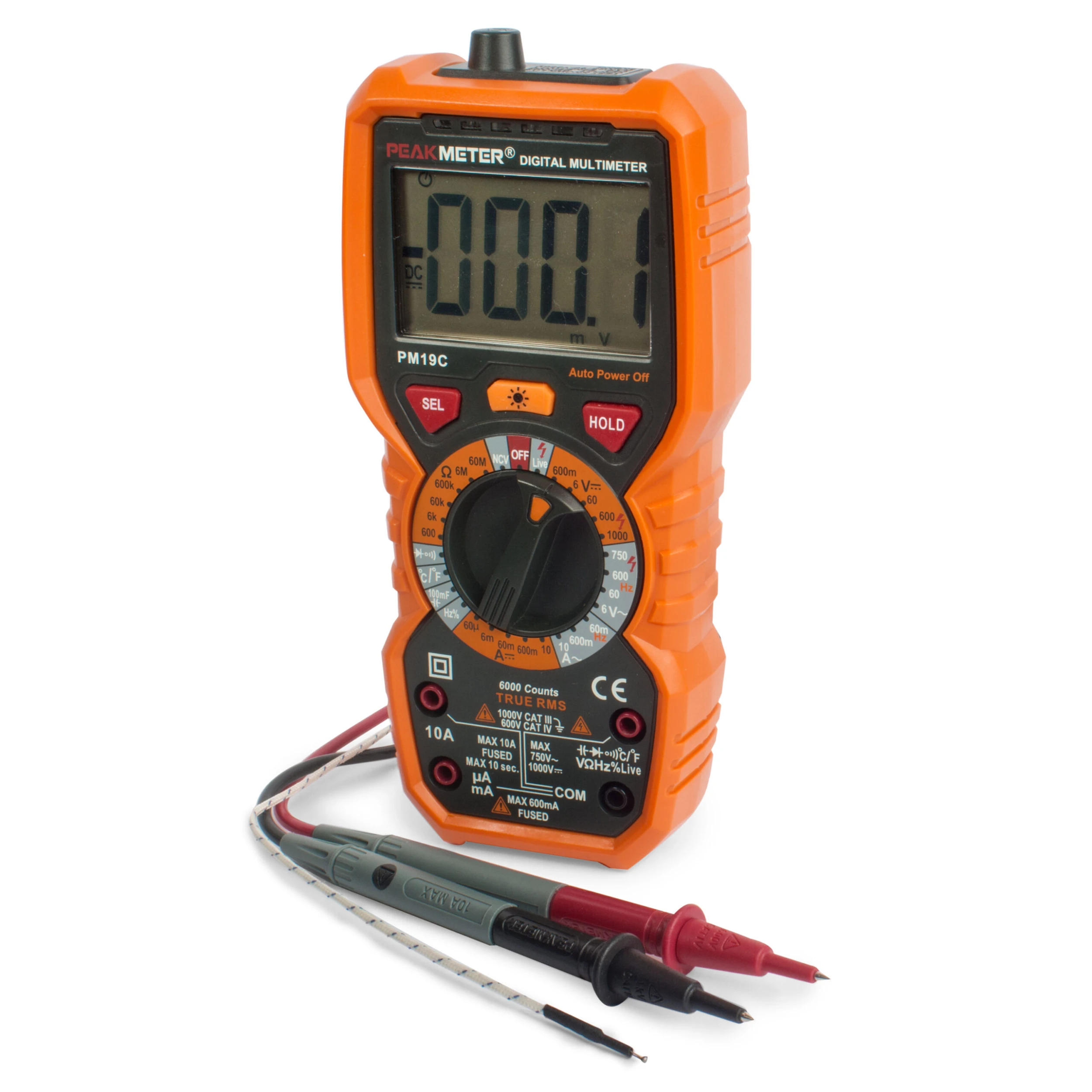 PEAKMETER Digital Multimeter - StewMac 2 PEAKMETER Digital Multimeter - StewMac - Image 2