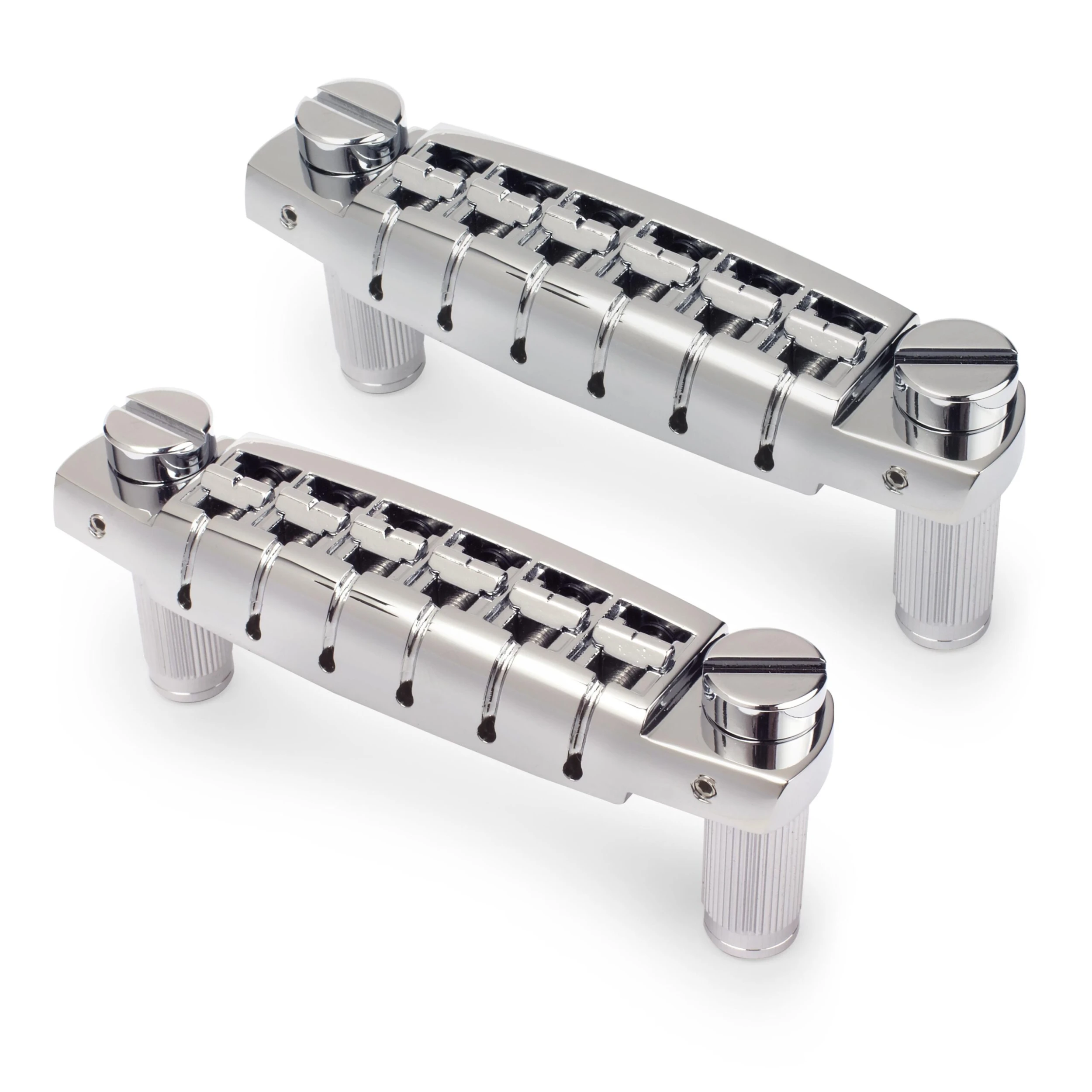 Golden Age Low-profile Wraparound Bridge With Metric Studs - StewMac 1 Golden Age Low-profile Wraparound Bridge With Metric Studs - StewMac