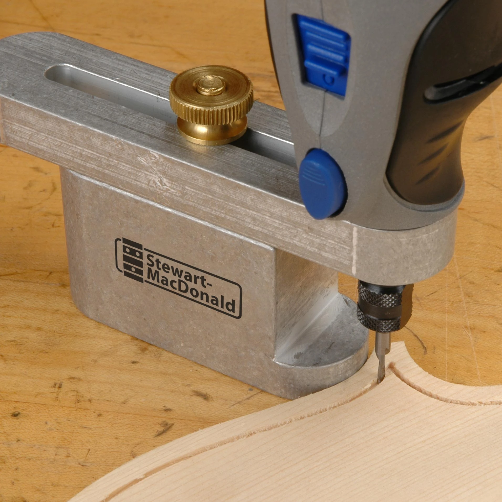 Purfling/Soundhole Router Guide - StewMac 1 Purfling/Soundhole Router Guide - StewMac