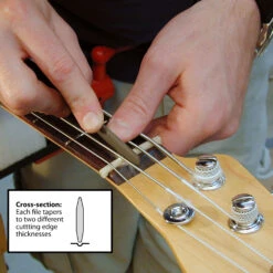 Double-edge Nut Files - StewMac 5 Double-edge Nut Files - StewMac -Luthier Tools Shop 4541 3 nutfiling 2700 1