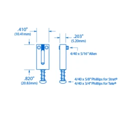String Saver Classic Saddles - StewMac 5 String Saver Classic Saddles - StewMac -Luthier Tools Shop 4756 1spec