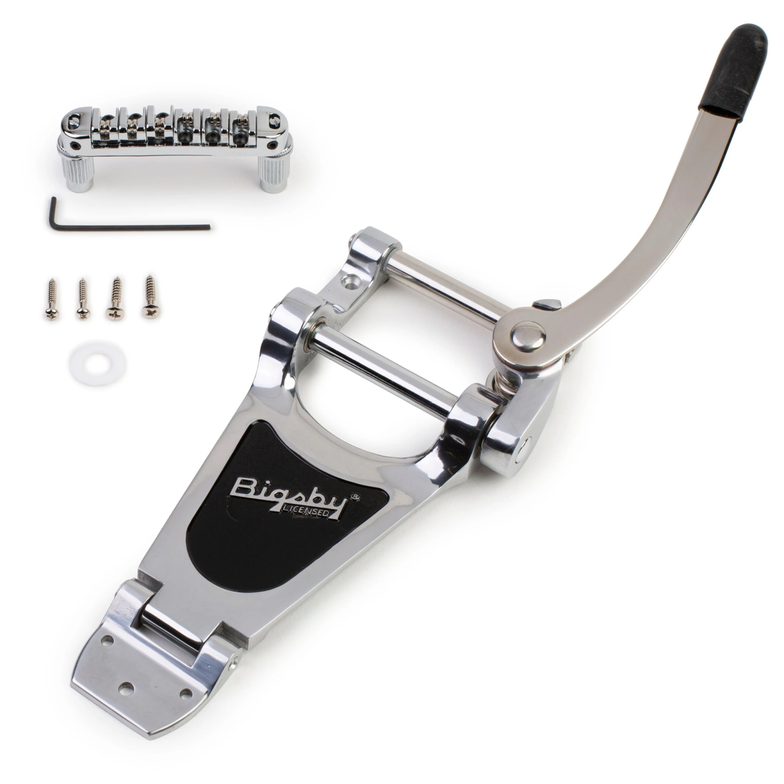 Locking Roller Bridge With Bigsby B70 Vibrato - StewMac 1 Locking Roller Bridge With Bigsby B70 Vibrato - StewMac