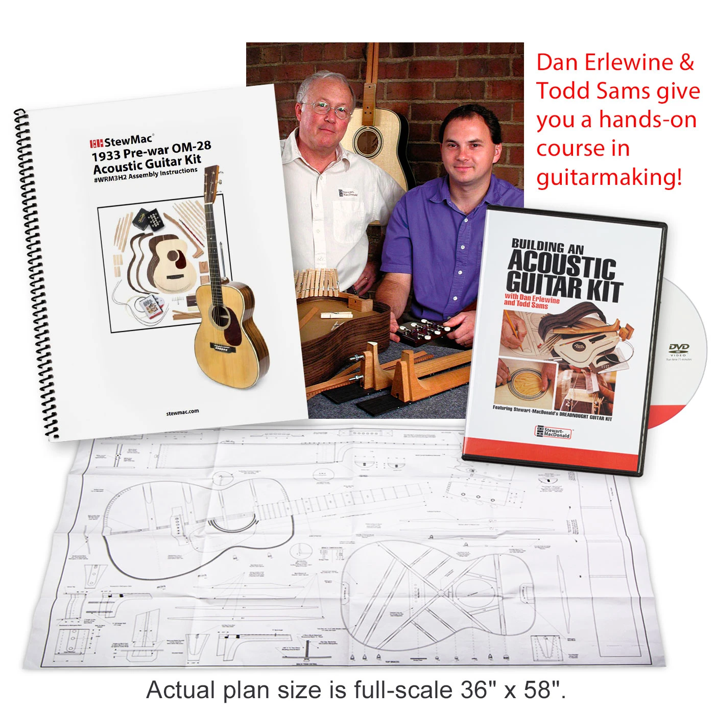 1933 Pre-war OM-28 Acoustic Guitar Kit - 175 - StewMac 5 1933 Pre-war OM-28 Acoustic Guitar Kit - 175 - StewMac - Image 5