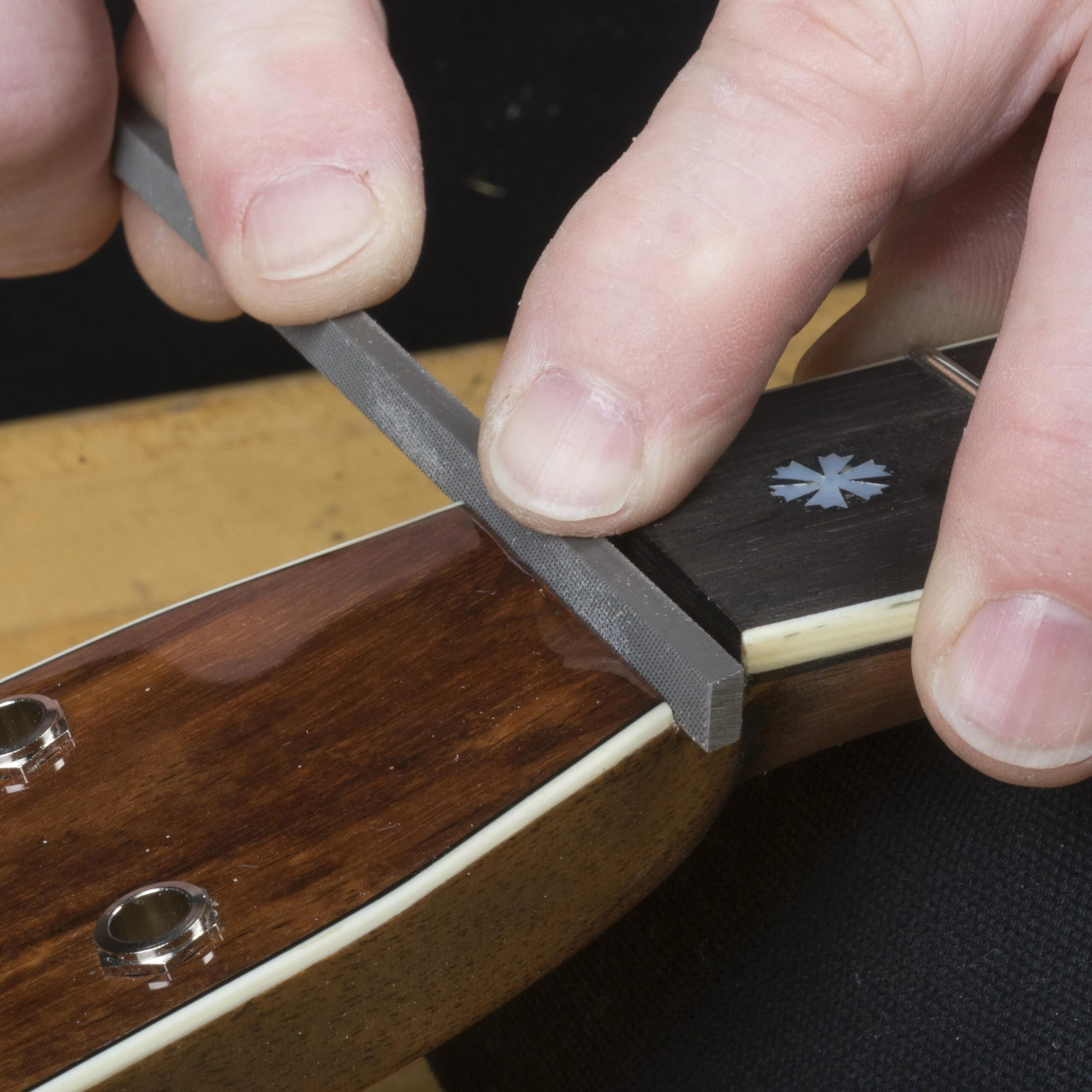 Angled Nut Seating File For Martin - StewMac 2 Angled Nut Seating File For Martin - StewMac - Image 2