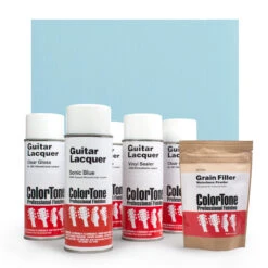 S-Style Electric Guitar Kit - StewMac -Luthier Tools Shop 5281 4 swatchcans 3000