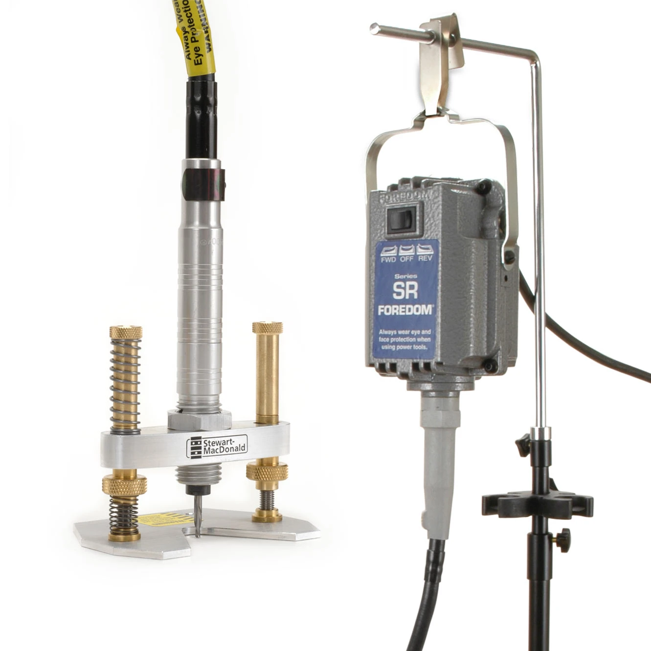 Foredom Power Tool With Precision Router Base Set, Domestic - StewMac 1 Foredom Power Tool With Precision Router Base Set, Domestic - StewMac