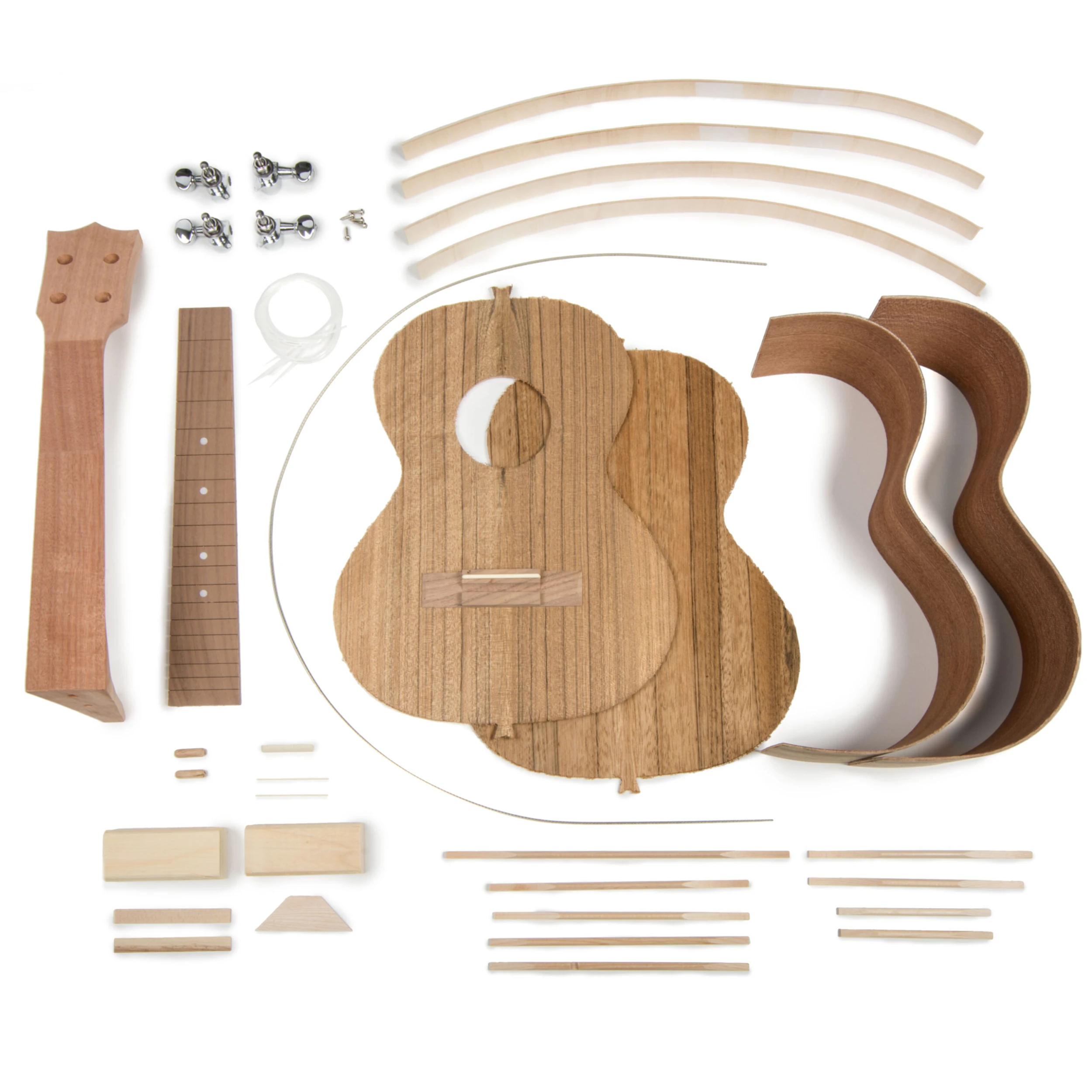 StewMac Walnut Tenor Ukulele Kits - StewMac 2 StewMac Walnut Tenor Ukulele Kits - StewMac - Image 2