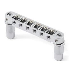 TonePros TPFR Tune-o-matic Bridge With Roller Saddles - StewMac