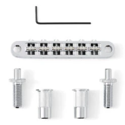 TonePros TPFR Tune-o-matic Bridge With Roller Saddles - StewMac -Luthier Tools Shop 5531 3 3000