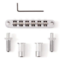 TonePros TPFR Tune-o-matic Bridge With Roller Saddles - StewMac -Luthier Tools Shop 5531 6 3000