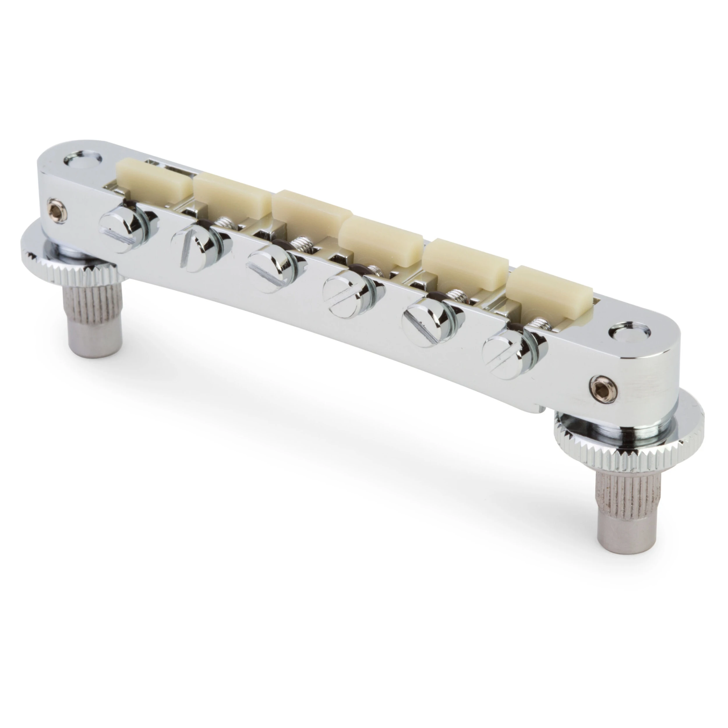 TonePros NVR2G Nashville Tune-o-matic Bridge With G Formula Saddles - StewMac 1 TonePros NVR2G Nashville Tune-o-matic Bridge With G Formula Saddles - StewMac