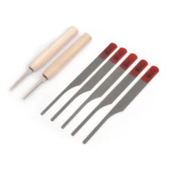 Bridge Pin Hole Slotting Saws + Files - StewMac