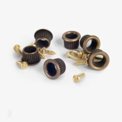 Waverly 3-On-Plate Guitar Tuners With Ebony Knobs For Solid Pegheads - StewMac 9 Waverly 3-On-Plate Guitar Tuners With Ebony Knobs For Solid Pegheads - StewMac -Luthier Tools Shop brass screws and bushings