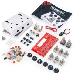 StewMac Two Kings Boost Pedal Kit - StewMac -Luthier Tools Shop m007109 5 white parts 3000