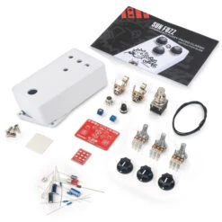StewMac Sun Fuzz Pedal Kit - StewMac -Luthier Tools Shop m007110 5 parts spread white enc 3000