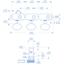 Sloane Classical Guitar Tuners With Ivoroid Knobs And Deco Baseplates - StewMac 8 Sloane Classical Guitar Tuners With Ivoroid Knobs And Deco Baseplates - StewMac -Luthier Tools Shop m007516 m007517 specs 1500