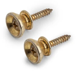 GuitarSlinger Aged Strap Buttons, Set Of 2 - StewMac