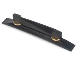 Benedetto Archtop Guitar Bridge - StewMac -Luthier Tools Shop m007660 2 ebony gold on white 3000
