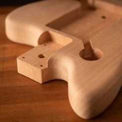 Offset Hardtail Electric Guitar Kit - StewMac 11 Offset Hardtail Electric Guitar Kit - StewMac -Luthier Tools Shop m008117 6 horn and route detail 2500 copy